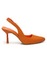 GNIST Pointed Pumps Orange Stiletto Heels