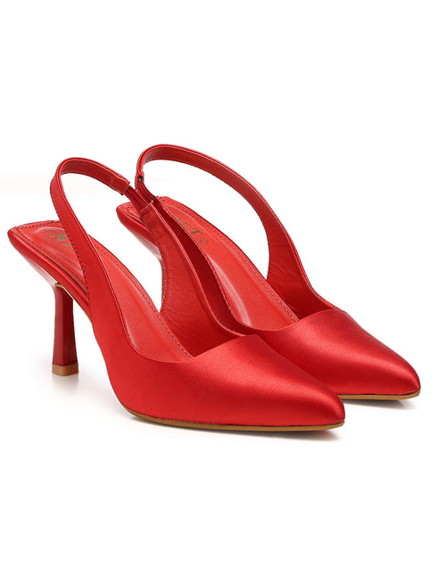 GNIST Pointed Pumps Red Stiletto Heels