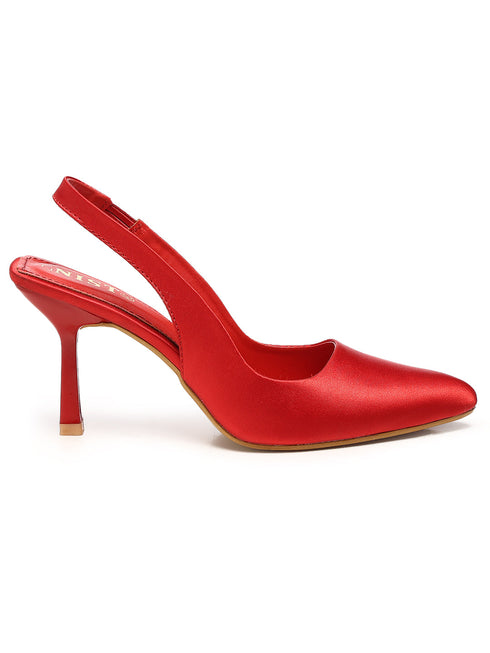 GNIST Pointed Pumps Red Stiletto Heels