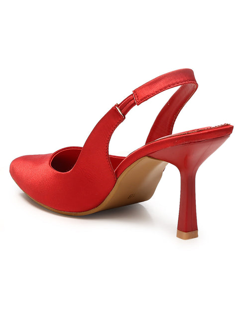 GNIST Pointed Pumps Red Stiletto Heels