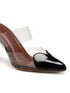 GNIST Love heart Transparent Black Heels
