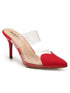 GNIST Love heart Transparent Red Heels