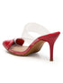 GNIST Love heart Transparent Red Heels