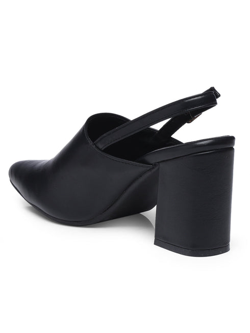 GNIST Regular Black Block Heel Boots