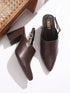 GNIST Regular Brown Block Heel Boots