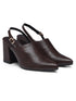 GNIST Regular Brown Block Heel Boots