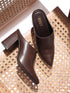 GNIST Regular Brown Block Heel Boots