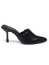 GNIST Pointed Mule Black Stiletto Heel