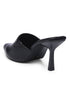 GNIST Pointed Mule Black Stiletto Heel
