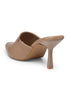 GNIST Pointed Mule Nude Stiletto Heels