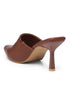 GNIST Pointed Mule Tan Stiletto Heel
