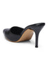 GNIST Classy Pointed Mule Black Stiletto Heel