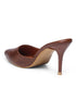 GNIST Classy Pointed Mule Tan Stiletto Heel