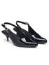 GNIST Classy Pointed Black Kitten Heel