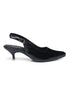 GNIST Classy Pointed Black Kitten Heel