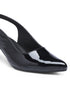 GNIST Classy Pointed Black Kitten Heel