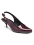 GNIST Classy Pointed Cherry Kitten Heel
