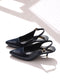 GNIST Classy Pointed Navy Kitten Heel