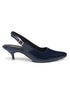 GNIST Classy Pointed Navy Kitten Heel