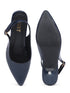 GNIST Classy Pointed Navy Kitten Heel
