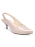 GNIST Classy Pointed Nude Kitten Heel