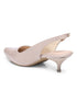 GNIST Classy Pointed Nude Kitten Heel