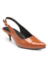 GNIST Classy Pointed Tan Kitten Heel