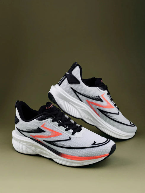 GREG PRO White Men's Running Shoes