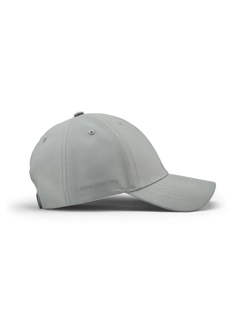 Polyester Solid Grey Unisex Cap
