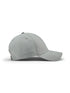 Polyester Solid Grey Unisex Cap