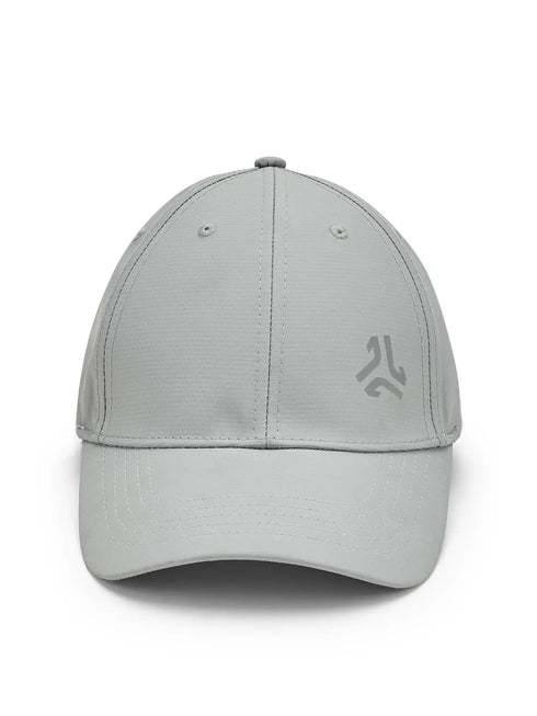 Polyester Solid Grey Unisex Cap