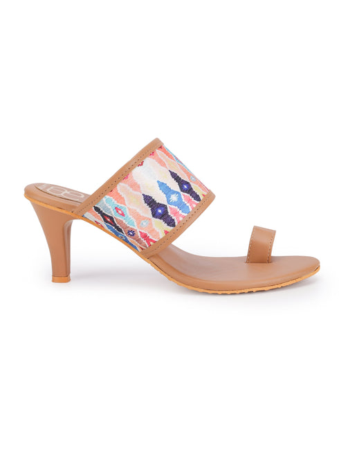 Urban Chic Kohlapuri Chappal with Heel - 1