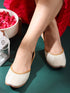 Rojana Handcrafted Ivory Punjabi Jutti