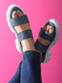 Splash Blue Sandals