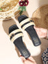 TrendiTread Textured Black Sliders