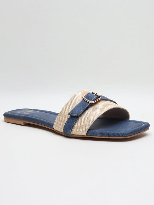 TrendiTread Textured Blue Sliders
