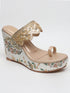 Party Pop Ethnic Wedge Heels