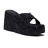 Gabby Criss-Cross Textured Wedges
