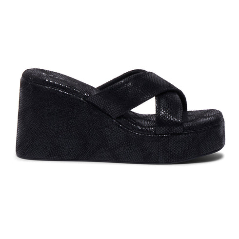 Gabby Criss-Cross Textured Wedges
