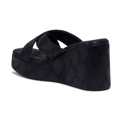 Gabby Criss-Cross Textured Wedges