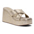 Gabby Criss-Cross Textured Wedges