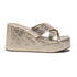 Gabby Criss-Cross Textured Wedges
