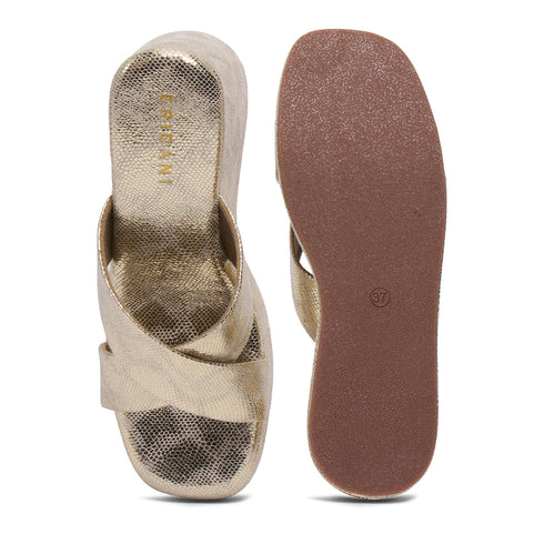 Gabby Criss-Cross Textured Wedges