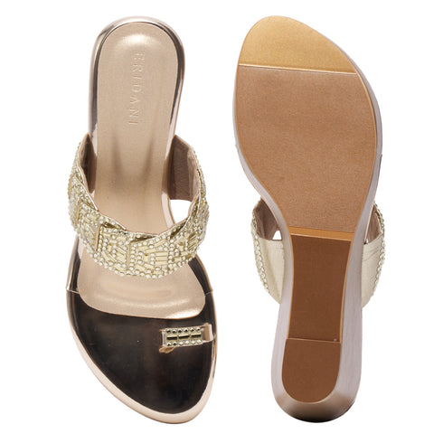 Geet Embellished Wedges