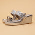 Geet Embellished Wedges