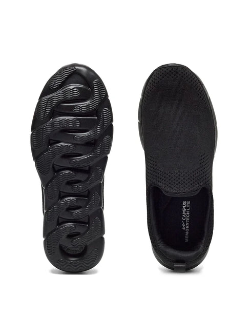 HAWK Black Men's Walking Shoes