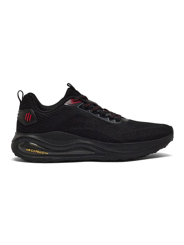 HEDGE Black Men's Running Shoes