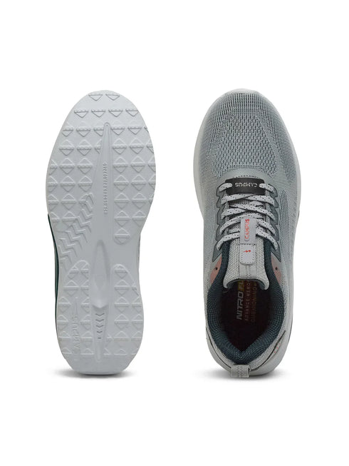 HEDGE Grey Men's Running Shoes