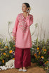 Kashirmir Aari Work Short Kurta - Pink