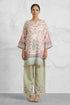 Lawn Cotton Printkari Co-ord Set – Ivory Pastel Floral with Straight Pant